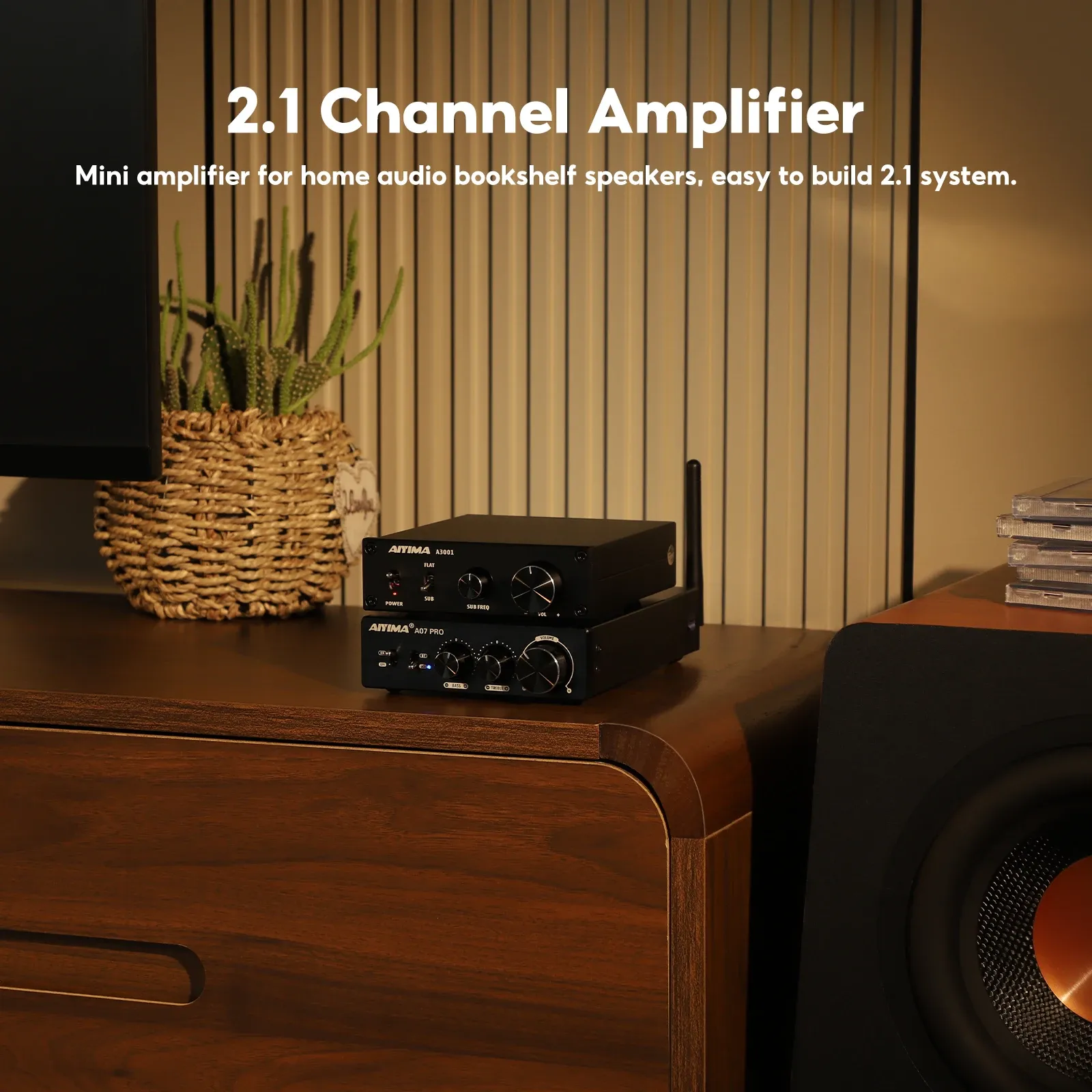 AIYIMA A07 PRO Bluetooth Stereo Amplifier