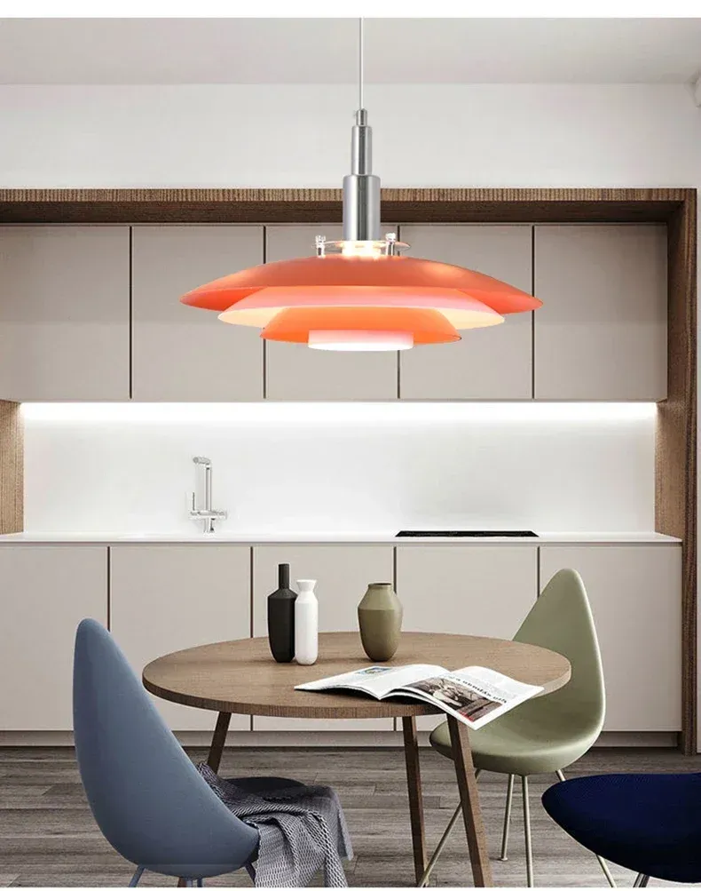 Mid-Century UFO Gradient Pendant Lamp