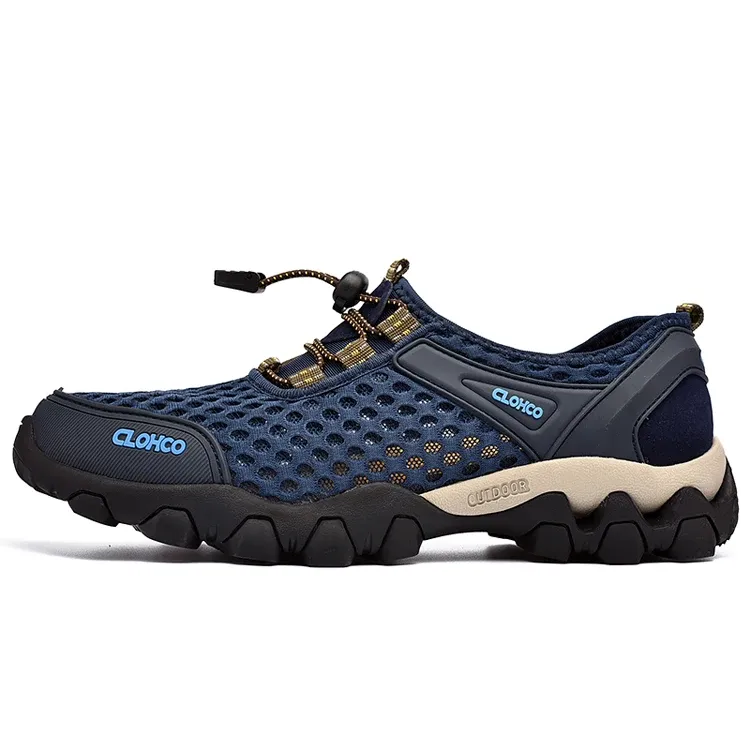 CLOHOO Lightweight Mesh Outdoor Sneakers for Men