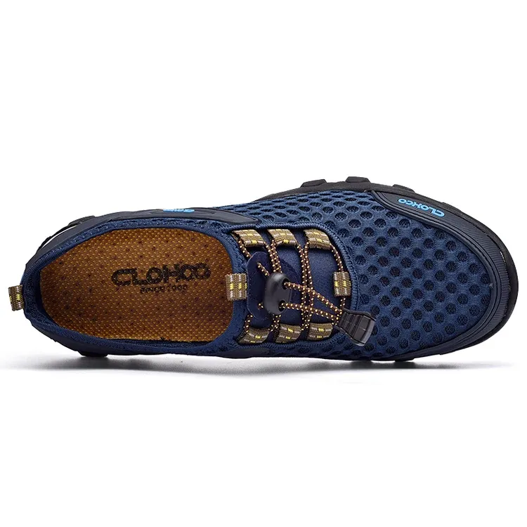 CLOHOO Lightweight Mesh Outdoor Sneakers for Men
