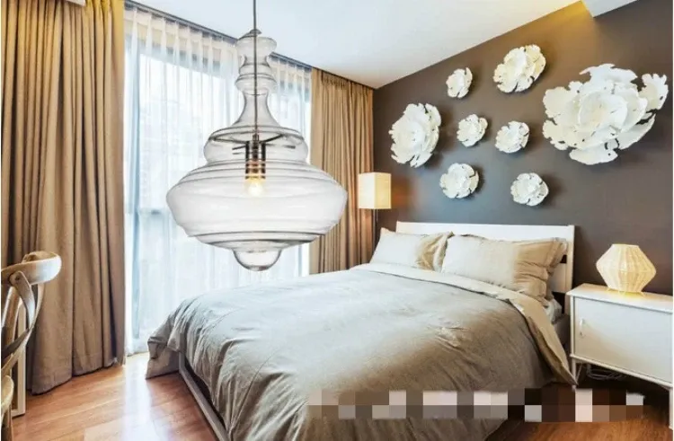 Transparent Glass Vintage LED Pendant Light