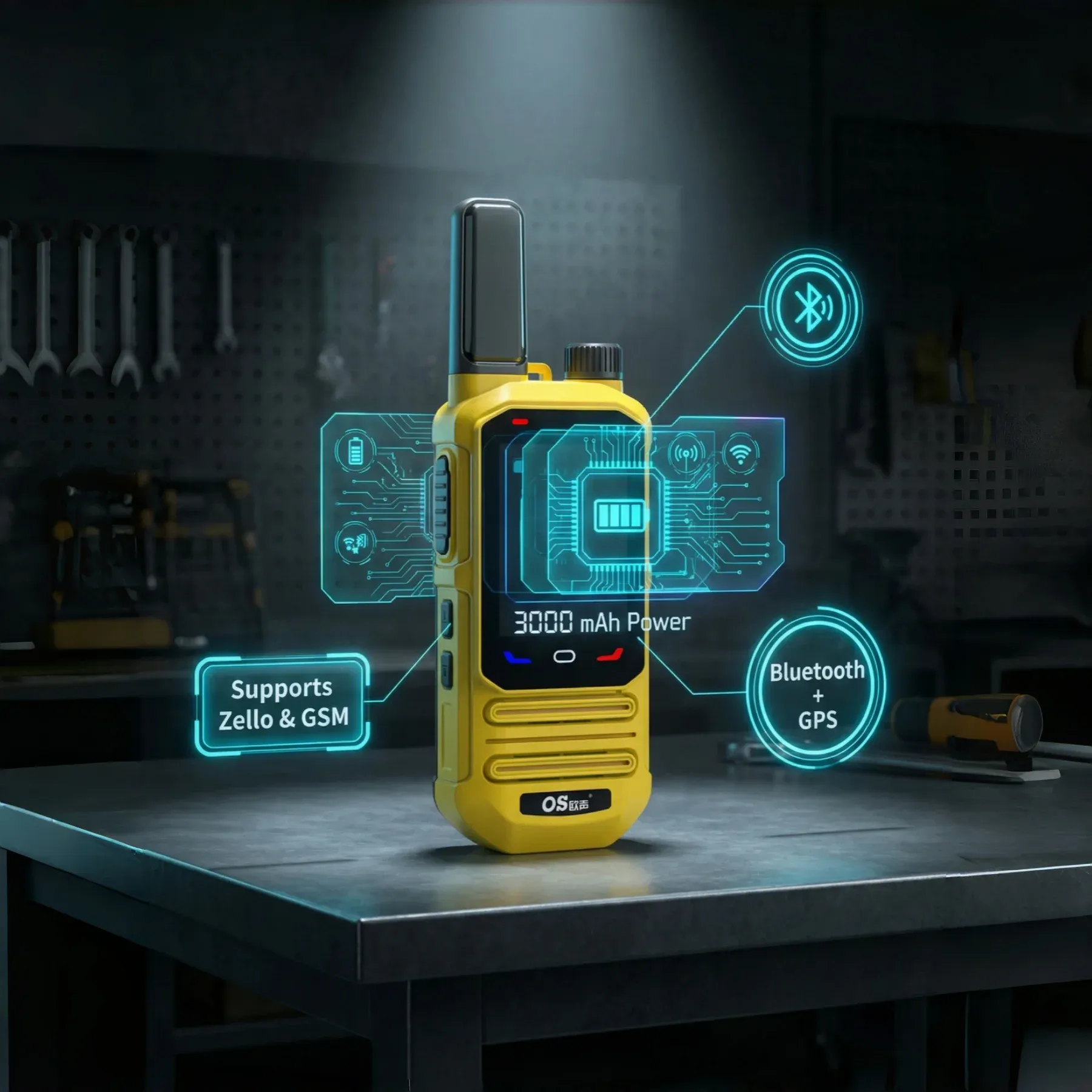 IP67 Floating 4G PoC GPS Handheld Radio