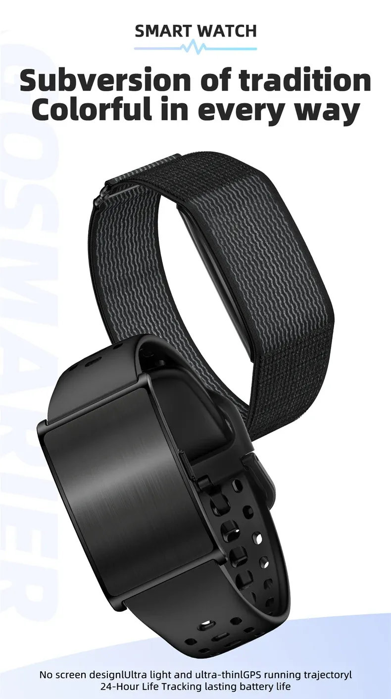 LIGE No-Screen GPS Running Smart Band