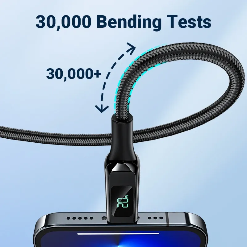 ACEFAST PD20W MFi USB-C to Lightning Cable with Digital Display