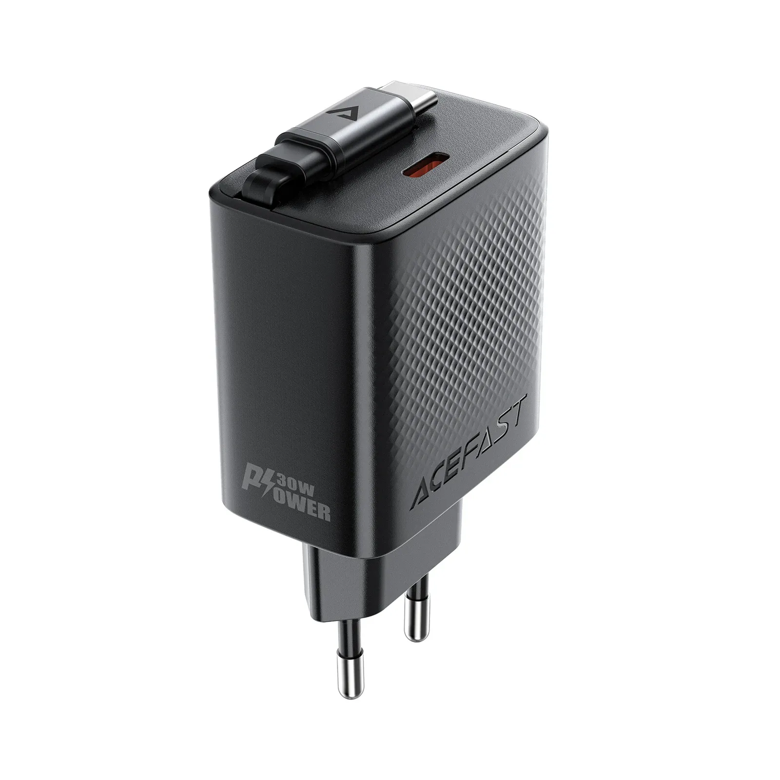 ACEFAST A110 30W GaN Retractable USB-C Travel Charger