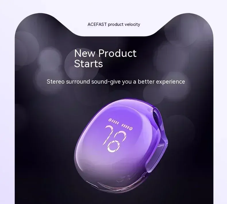 ACEFAST T9 Bluetooth 5.3 ANC Waterproof Wireless Earbuds