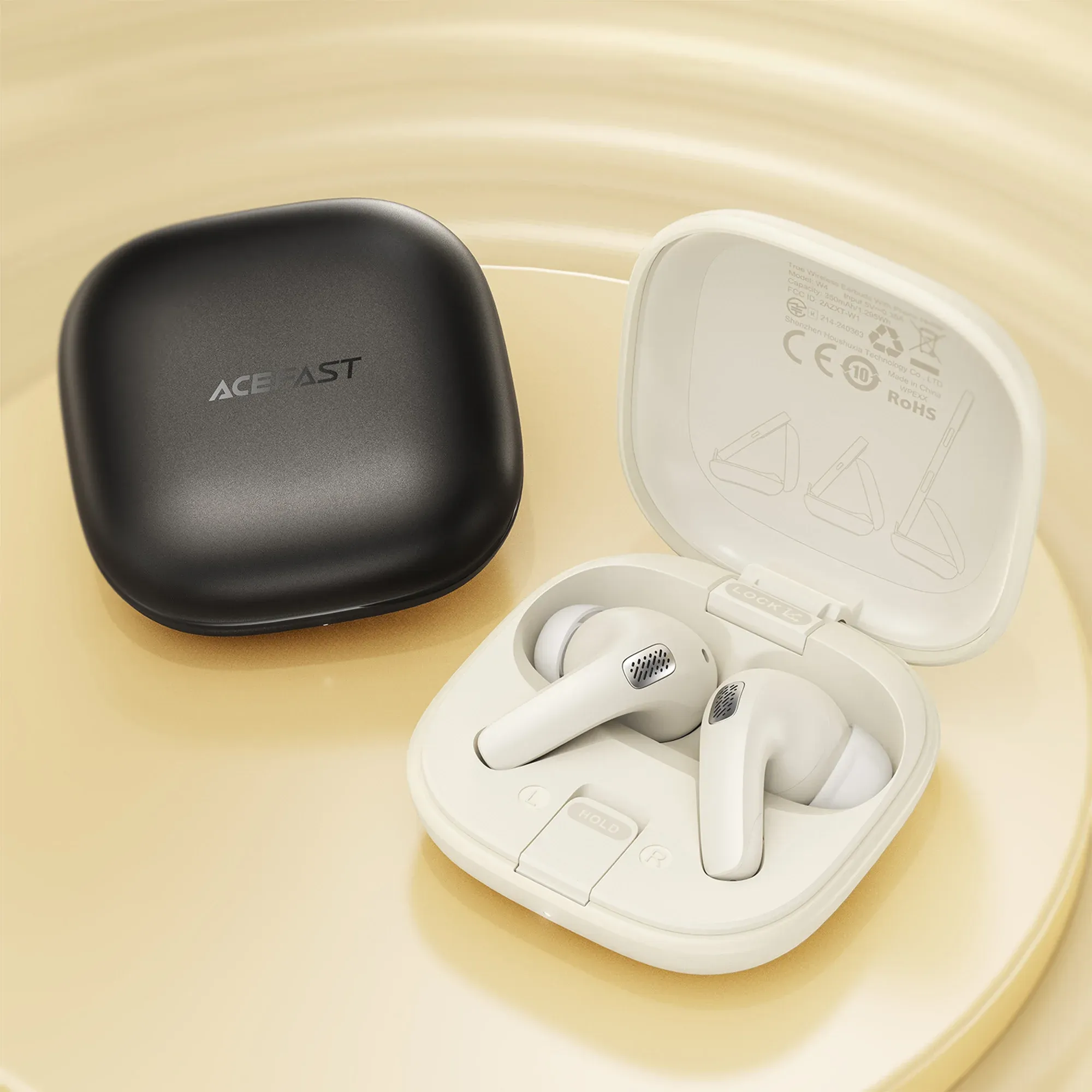 ACEFAST W4 Bluetooth 5.4 Earbuds with Phone Stand Case