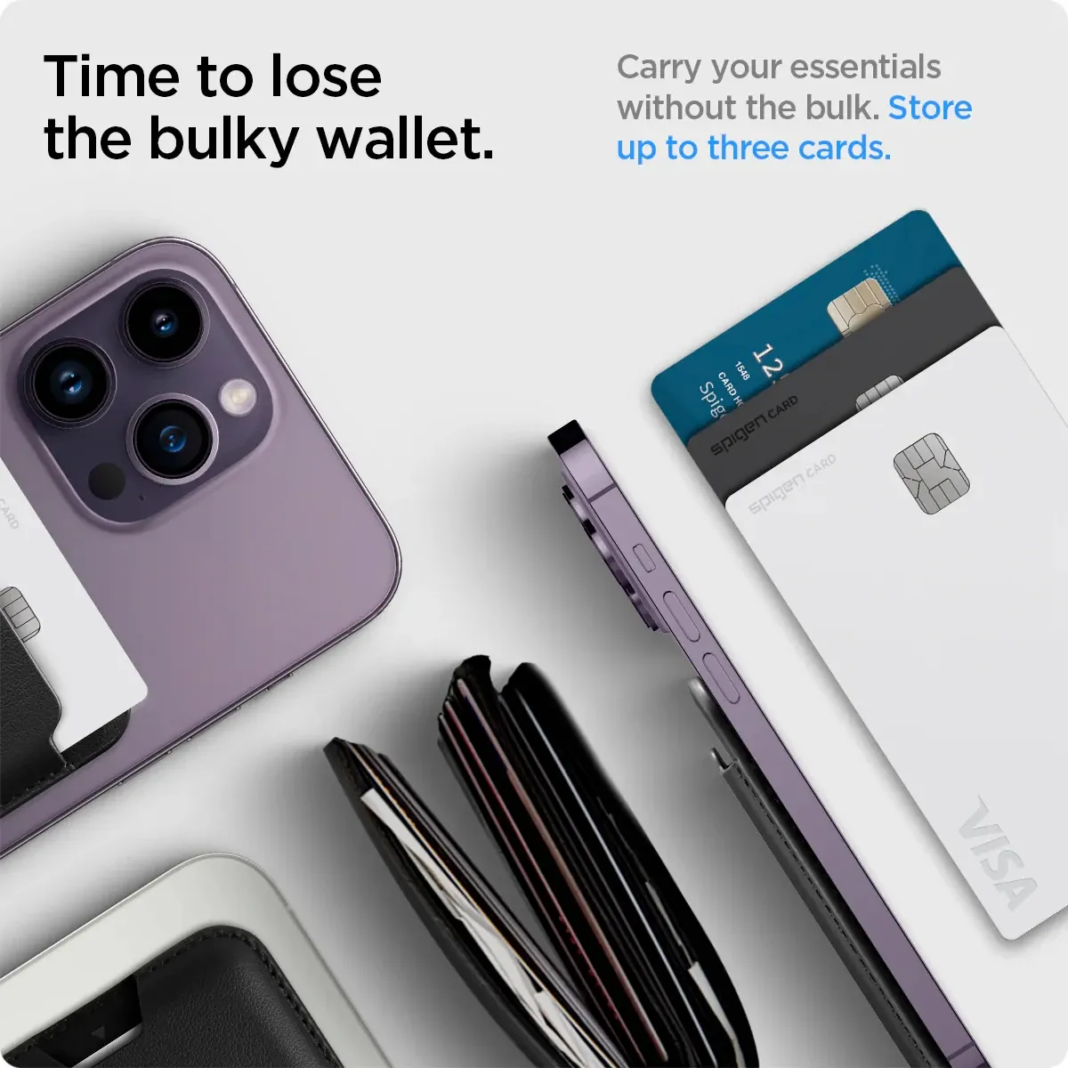 Spigen Magnetic Leather Wallet Case for iPhone and Galaxy Ultra