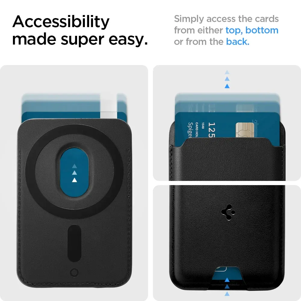 Spigen Magnetic Leather Wallet Case for iPhone and Galaxy Ultra