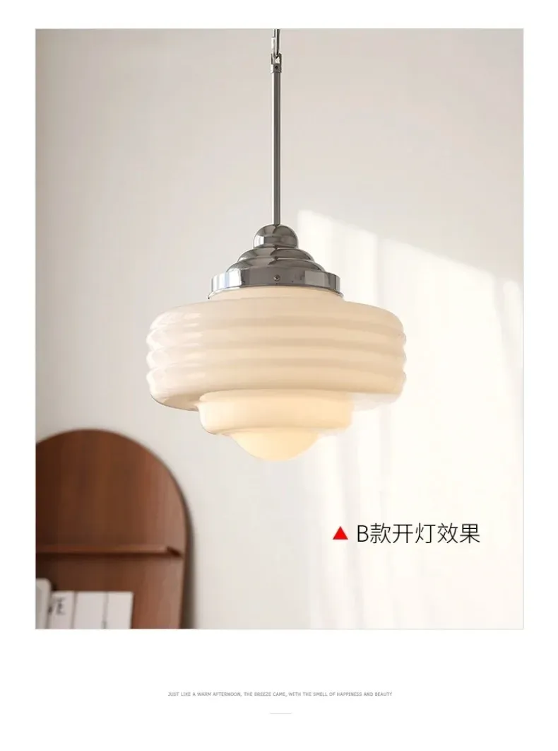 Modern Gold Glass Pendant Light with E27 LED