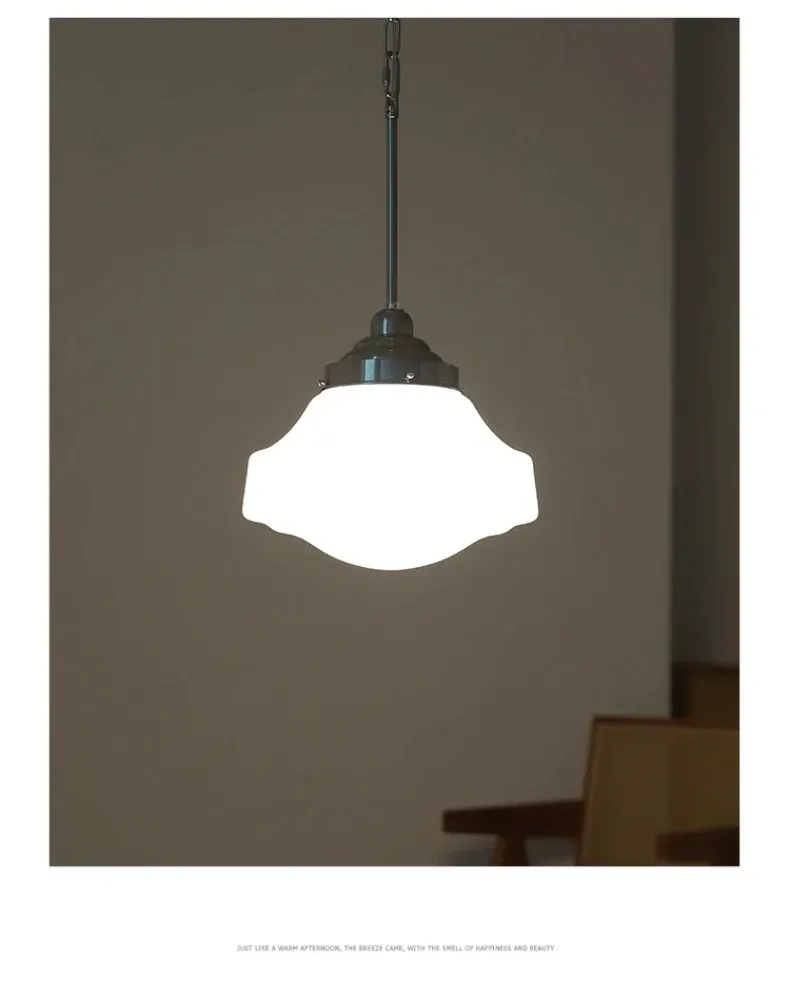 Modern Gold Glass Pendant Light with E27 LED