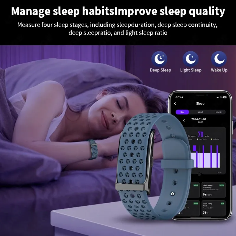 LIGE Smart Fitness Band with Heart Rate and Blood Pressure Tracking