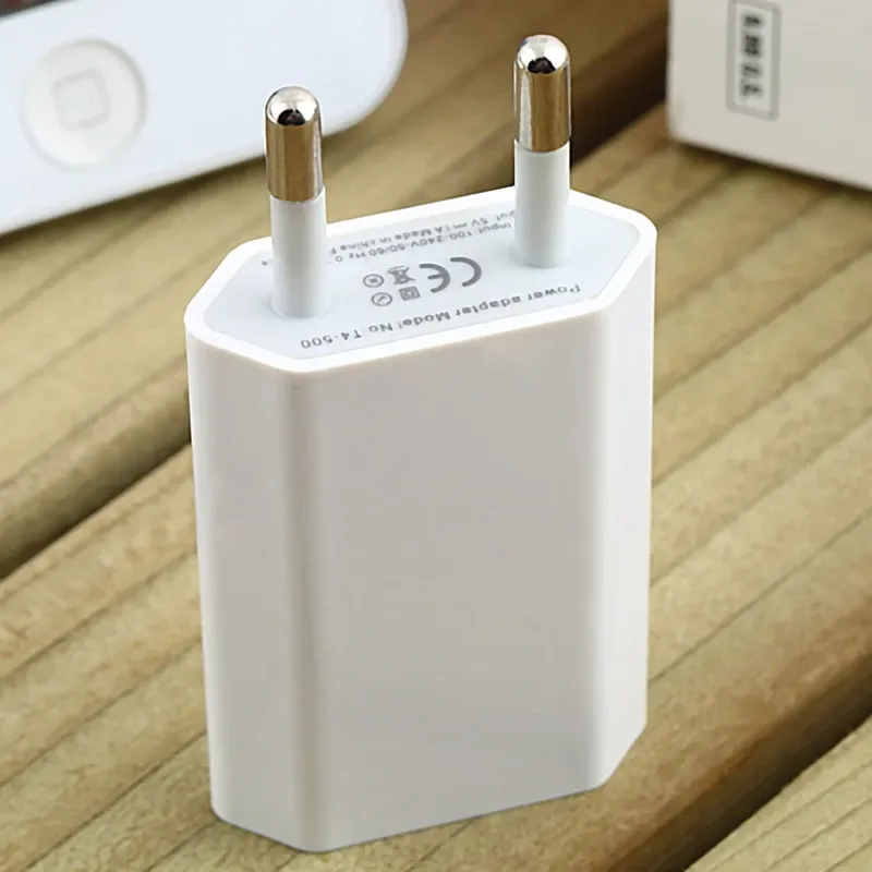 Awei Compact 5V 1A EU Plug USB Wall Charger 2-Pack