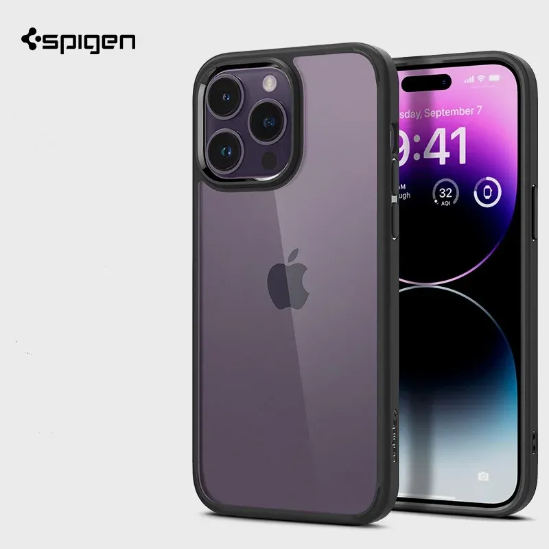 Spigen Ultra Hybrid Transparent Protective Case for iPhone 12–17 Series