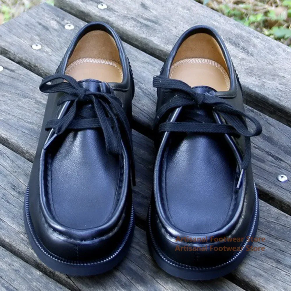 Hemegot Suede Derby Thick-Sole Dress Shoes