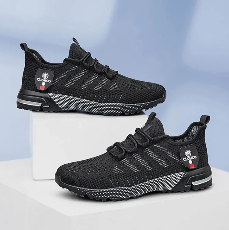 CLOHOO Lightweight Knit Casual Running Sneakers for Men