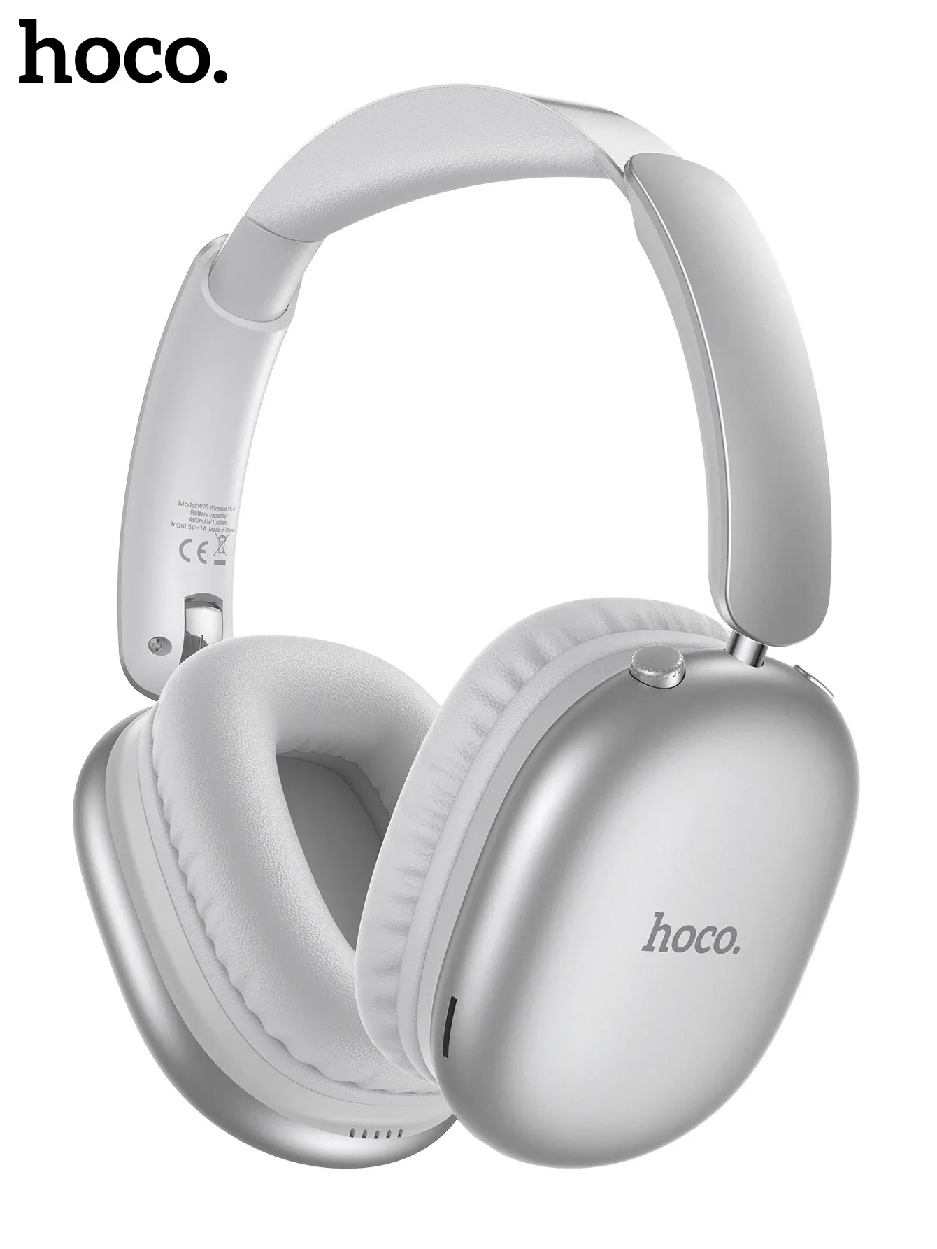HOCO W73 Foldable Bluetooth Over-Ear Headphones with App Control