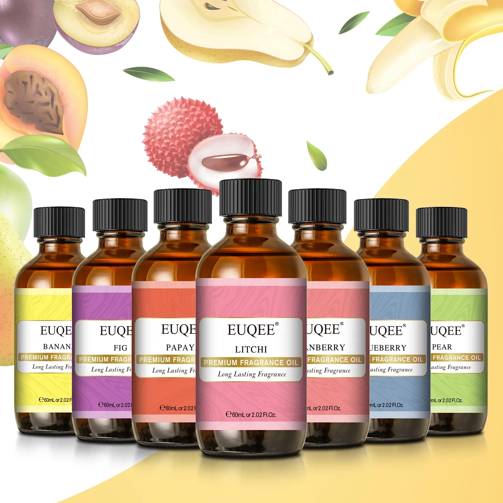 EUQEE 60ml Scent Oil for Diffusers with Glass Dropper