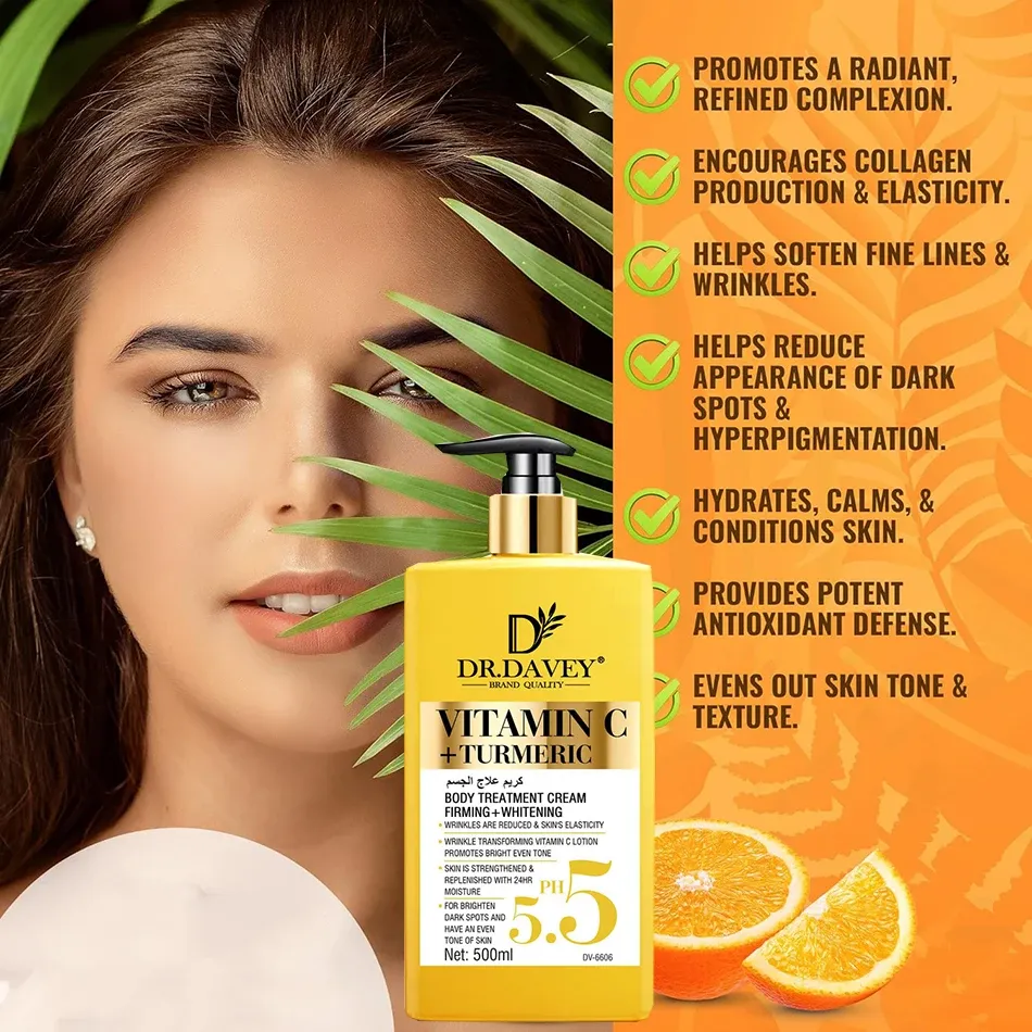 Vitamin C + Turmeric Brightening Body Lotion 500ml