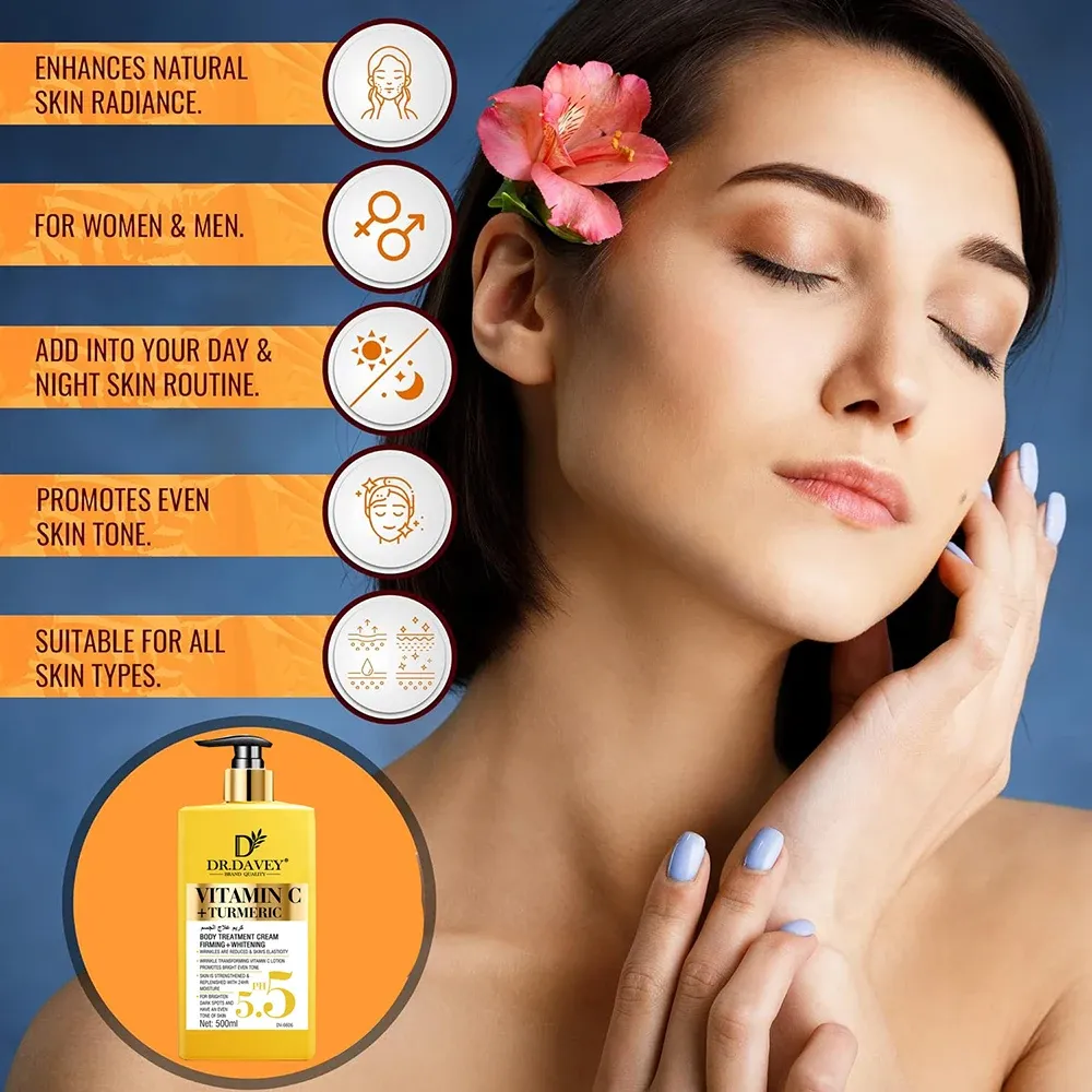 Vitamin C + Turmeric Brightening Body Lotion 500ml