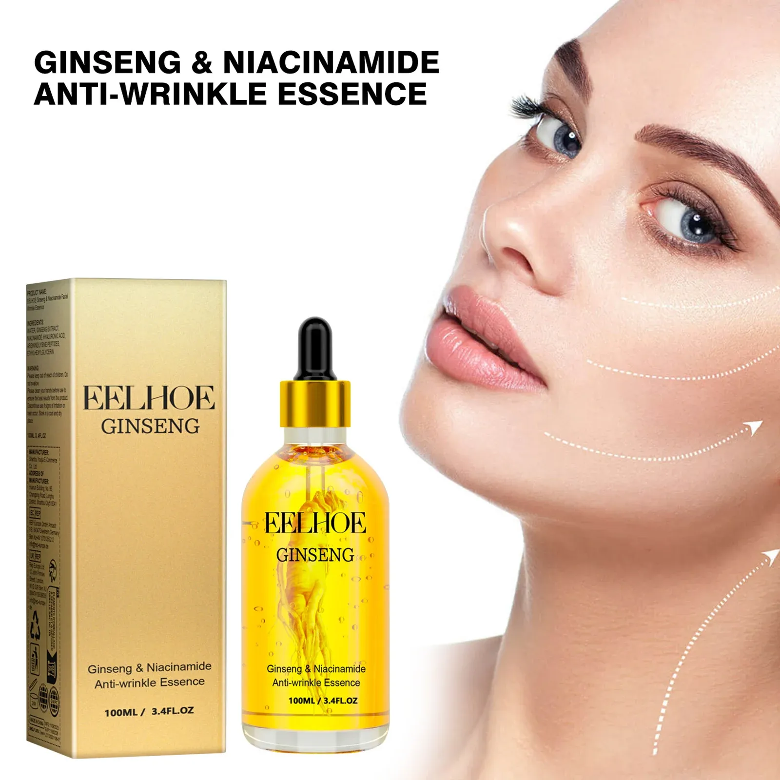 EELHOE Ginseng Hydrating Firming Facial Serum