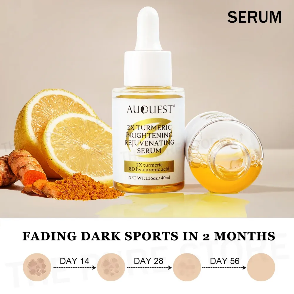 AUQUEST Brightening Turmeric Vitamin C Face Serum