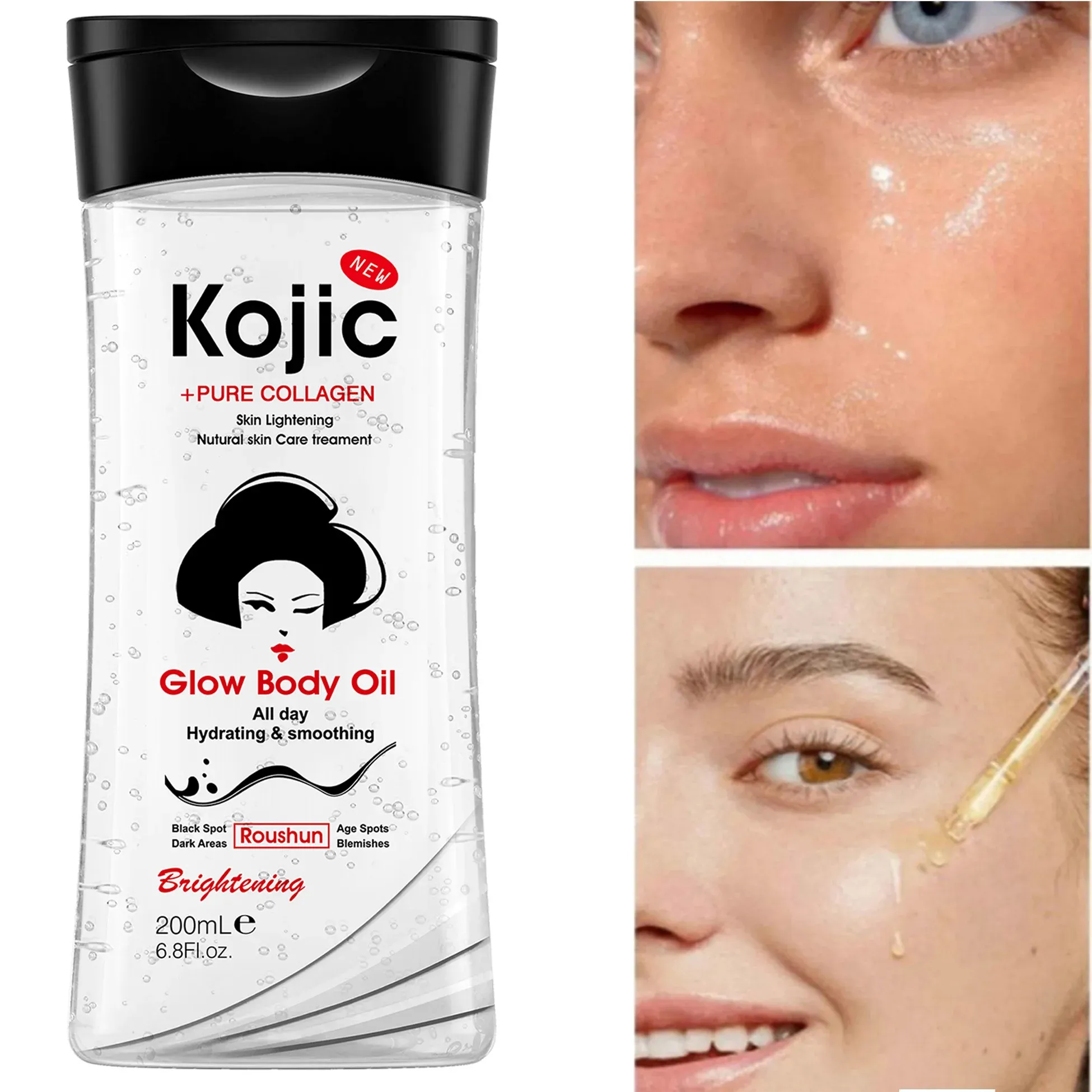 ROUSHUN Kojic Acid Moisturizing Body Oil 200ml