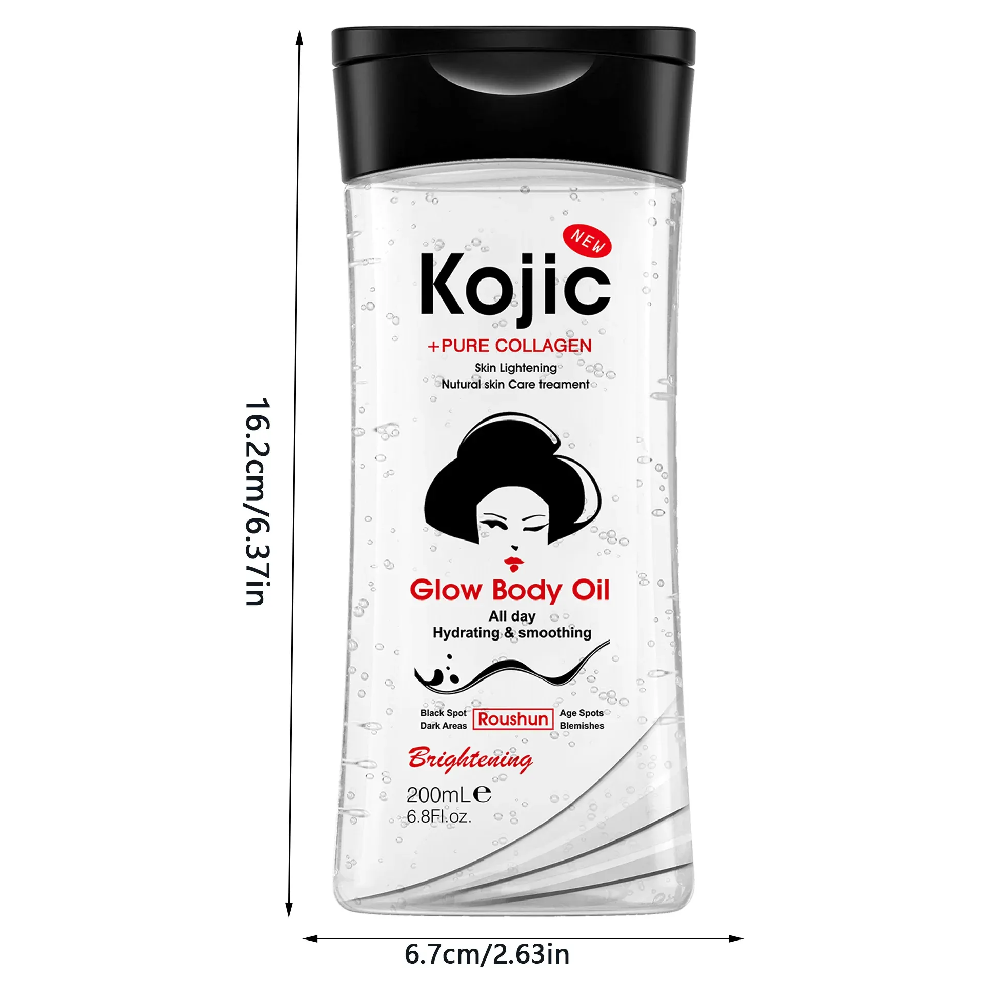 ROUSHUN Kojic Acid Moisturizing Body Oil 200ml