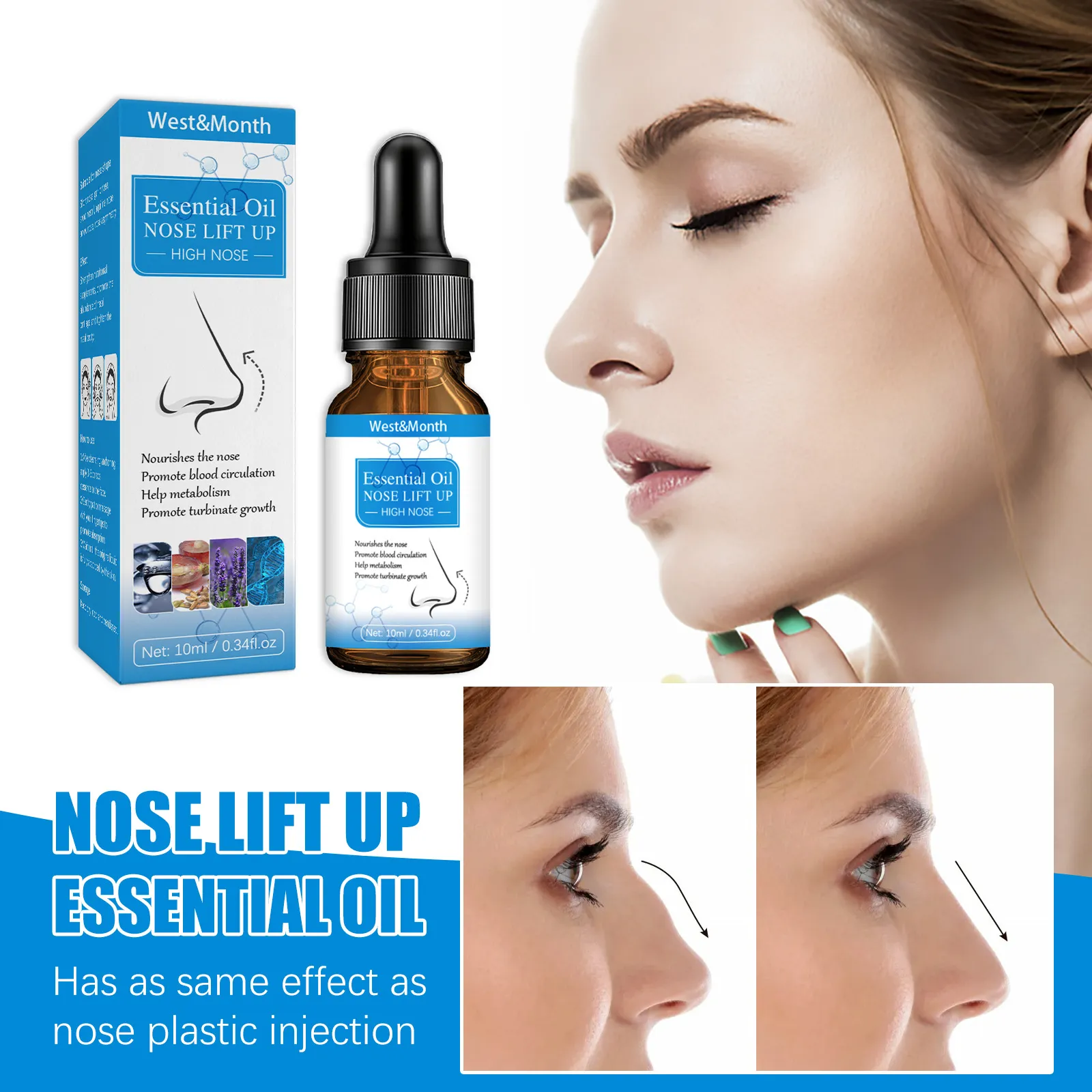 West & Month Nose Massage Essential Oil 10ml