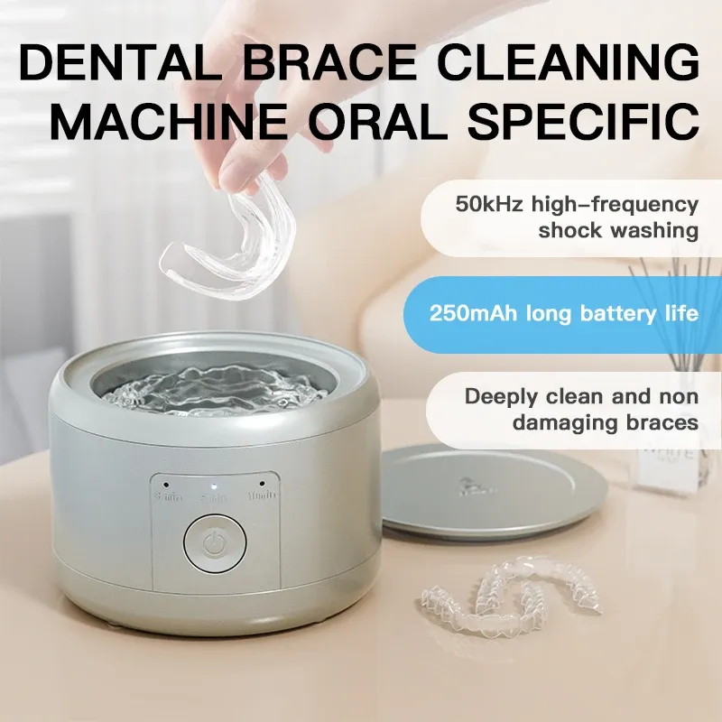 USB Rechargeable Ultrasonic Retainer and Denture Cleaner
