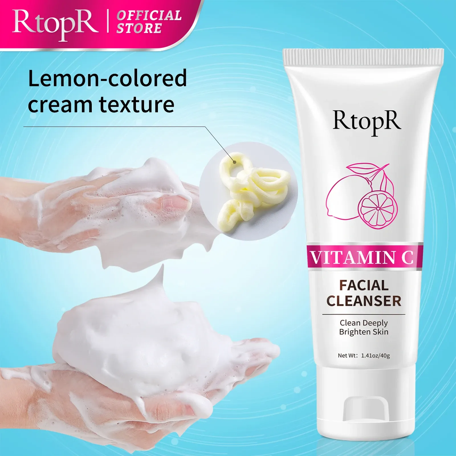 RtopR Vitamin C Deep Cleanse Facial Cleanser