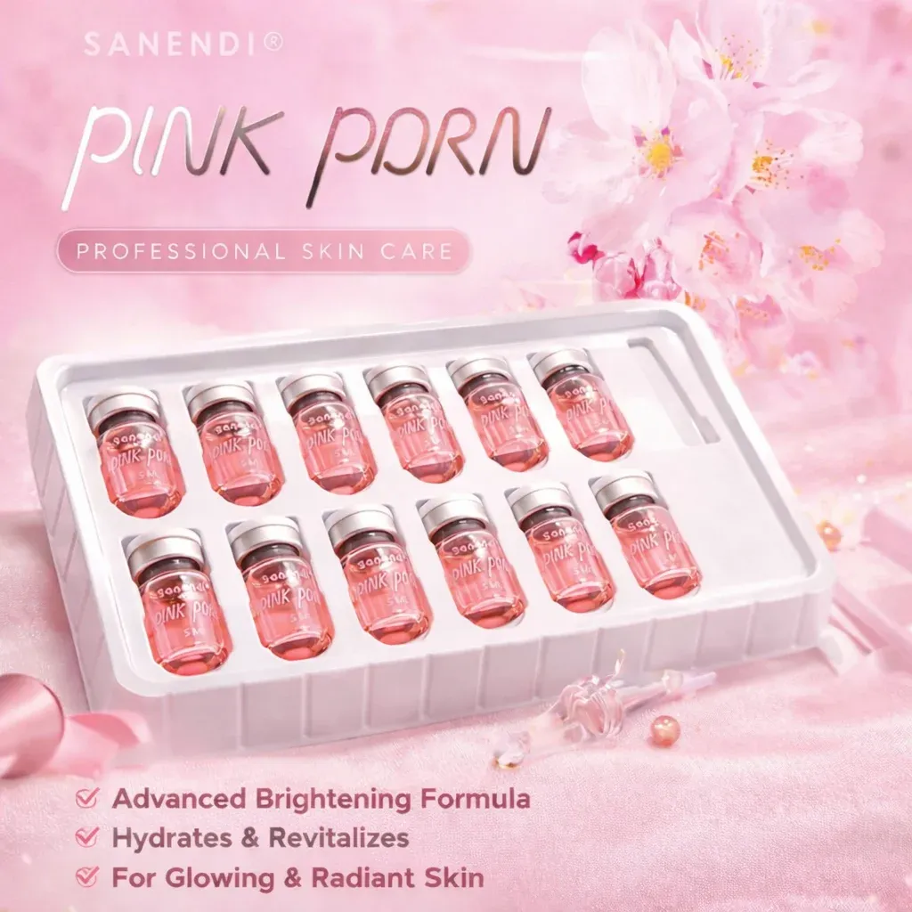 Sanendi PINK PDRN Glow Serum Vial Set 5ml x 10