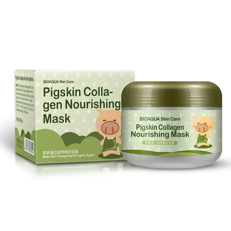BIOAQUA Collagen Mud Mask for Oil Control and Daily Hydration