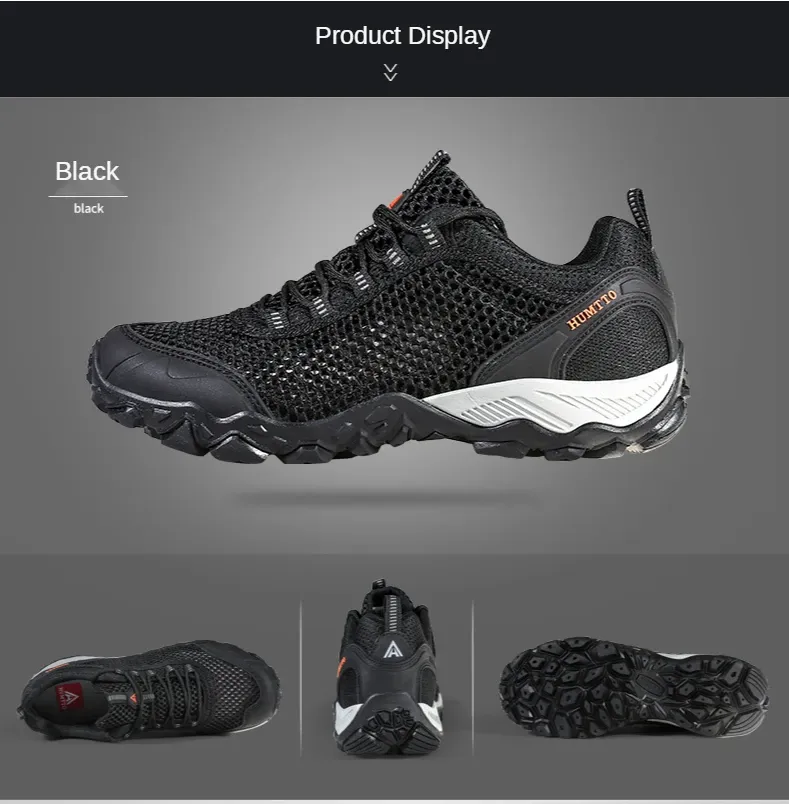 HUMTTO Breathable Mesh Hiking Sneakers for Outdoor Trails