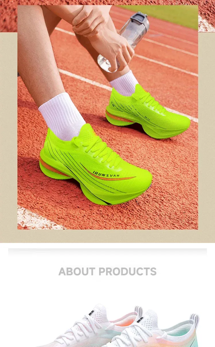 IRUNSVAN Heat 2.0 PRO Carbon Marathon Running Shoes
