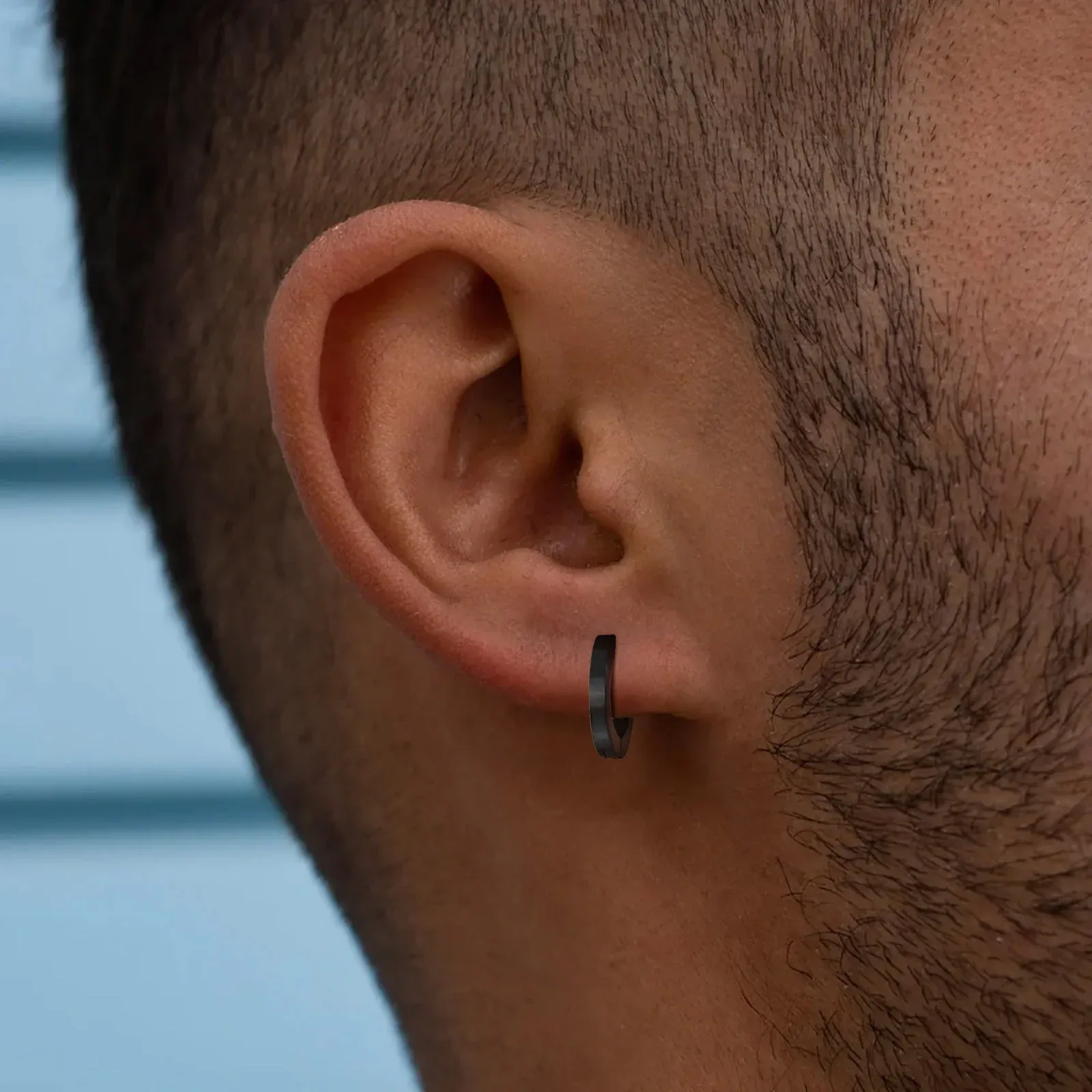 Vnox Minimalist Stainless Steel Small Hoop Huggie Earrings