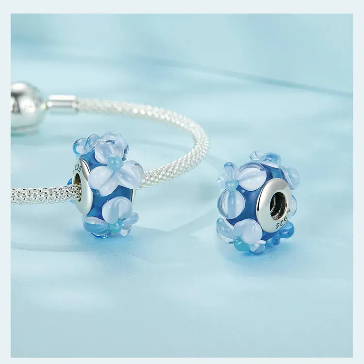 WOSTU Lucky Egg Easter Charm in 925 Sterling Silver