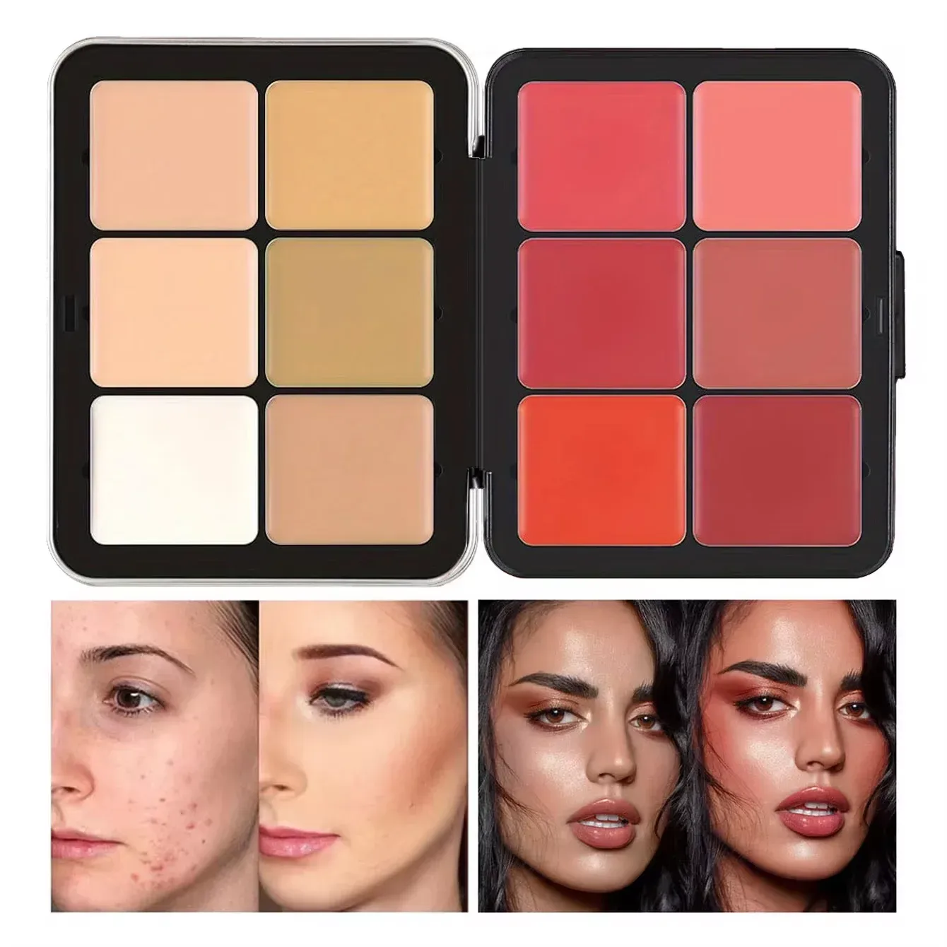 12-Colour Cream Face Sculpt Palette
