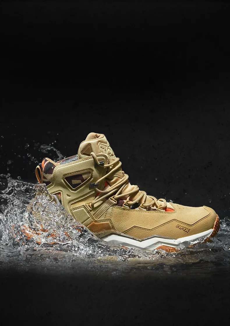 RAX Waterproof High-Top Hiking Boots for Trail and Mountain Use