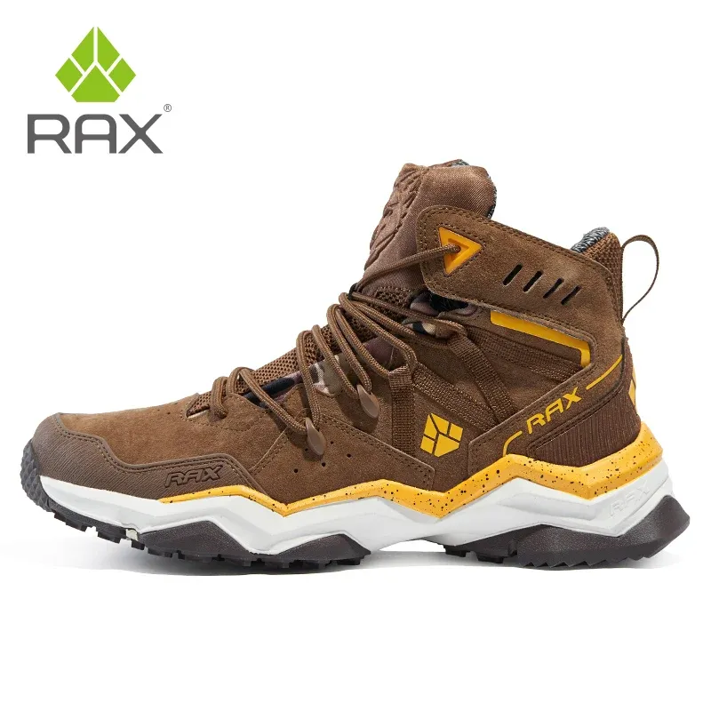 RAX Waterproof Leather Ankle Hiking Boots
