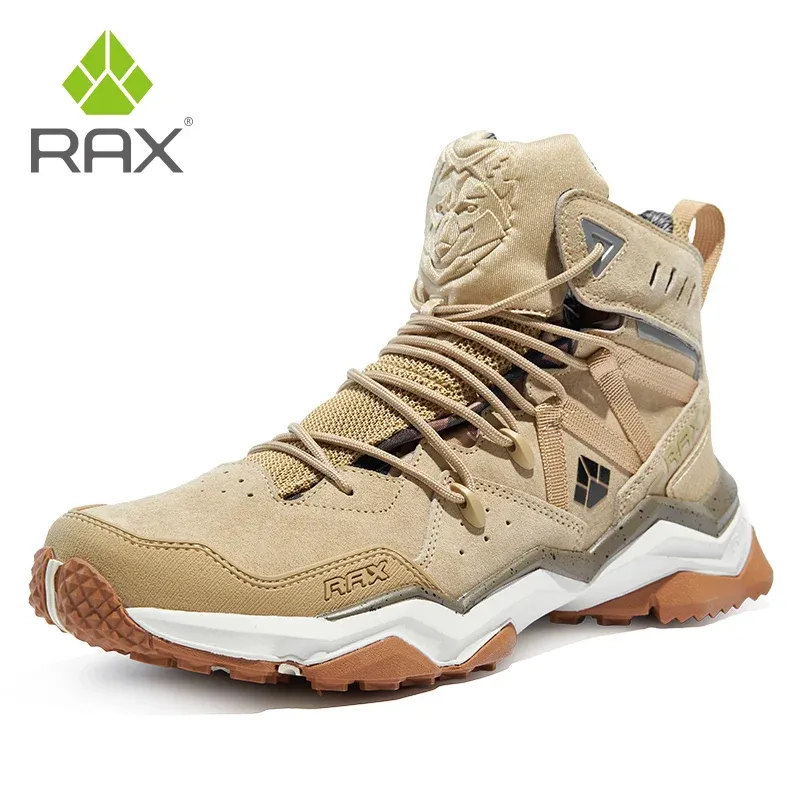 RAX Waterproof Leather Ankle Hiking Boots