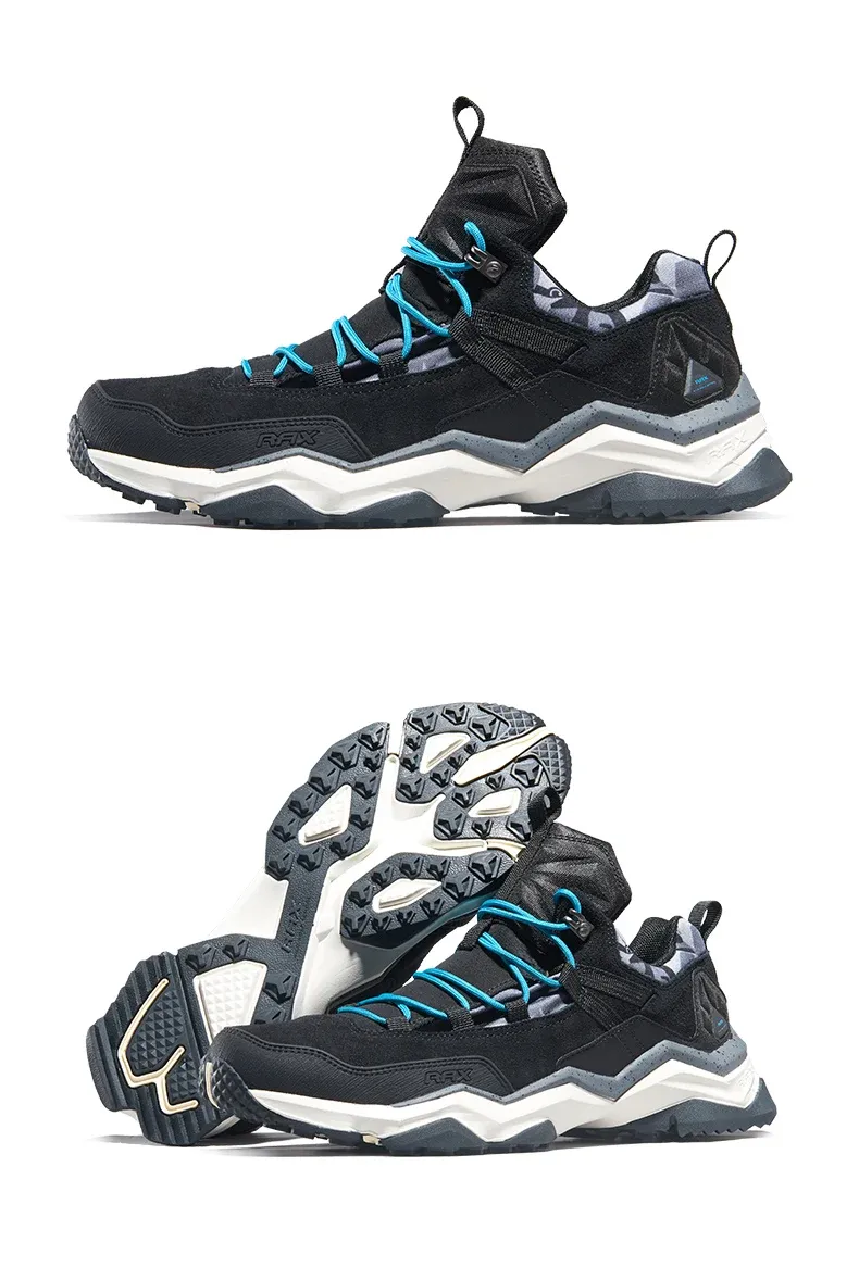 RAX Waterproof Leather Hiking Sneakers for Outdoor Training