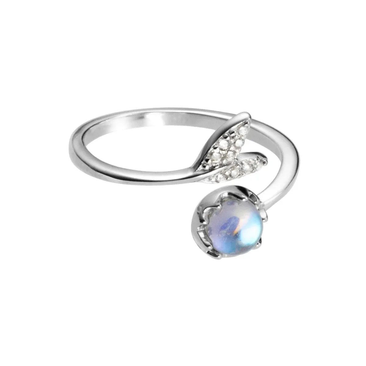 MODIAN Mermaid Tail 925 Sterling Silver Open Ring