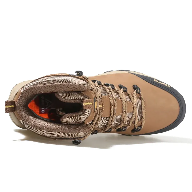 HUMTTO Waterproof Leather Hiking Boots for Men