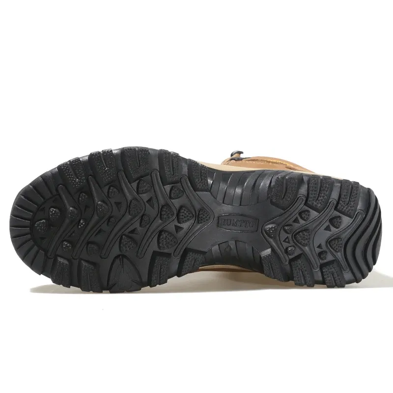 HUMTTO Waterproof Leather Hiking Boots for Men