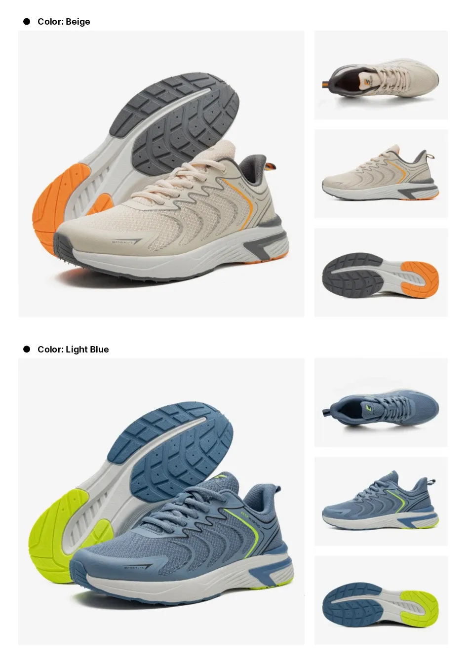 Baasploa Lightweight Mesh Running Sneakers for Men