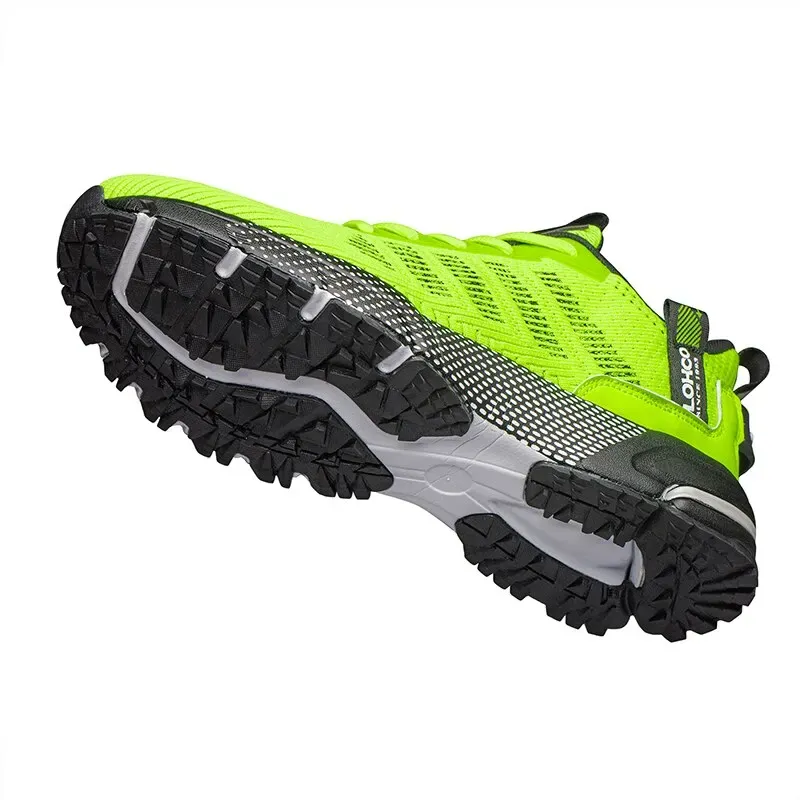 CLOHOO Flyknit Casual Running Sneakers for Men