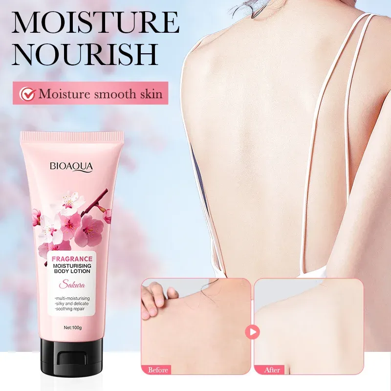 BIOAQUA Sakura Fragrance Moisturizing Body Lotion Cream 100g