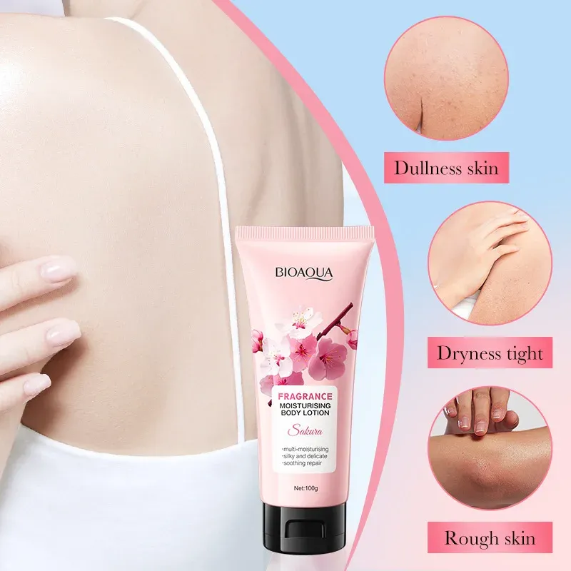 BIOAQUA Sakura Fragrance Moisturizing Body Lotion Cream 100g