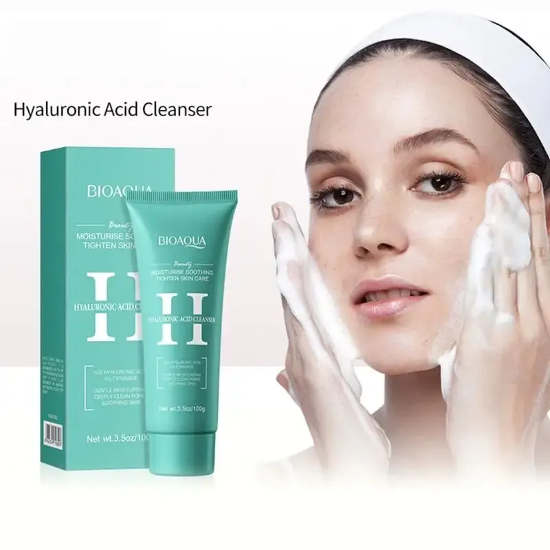 BIOAQUA Hyaluronic Acid Foaming Facial Cleanser 100g